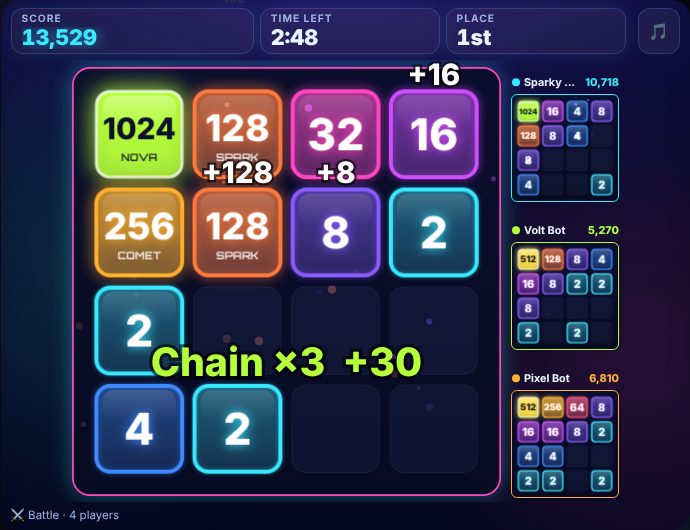 Fusion being played on Neon Game Cave