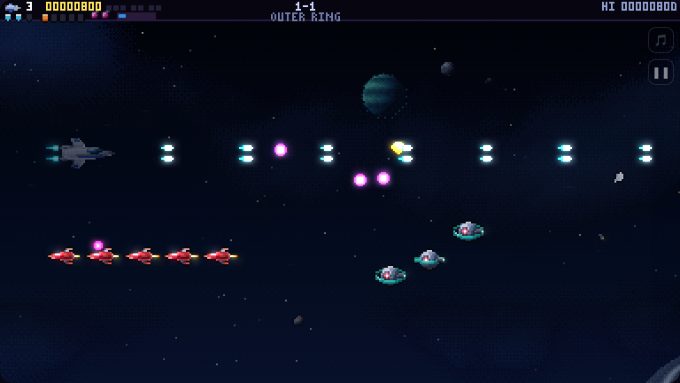 Nova Rift being played on Neon Game Cave